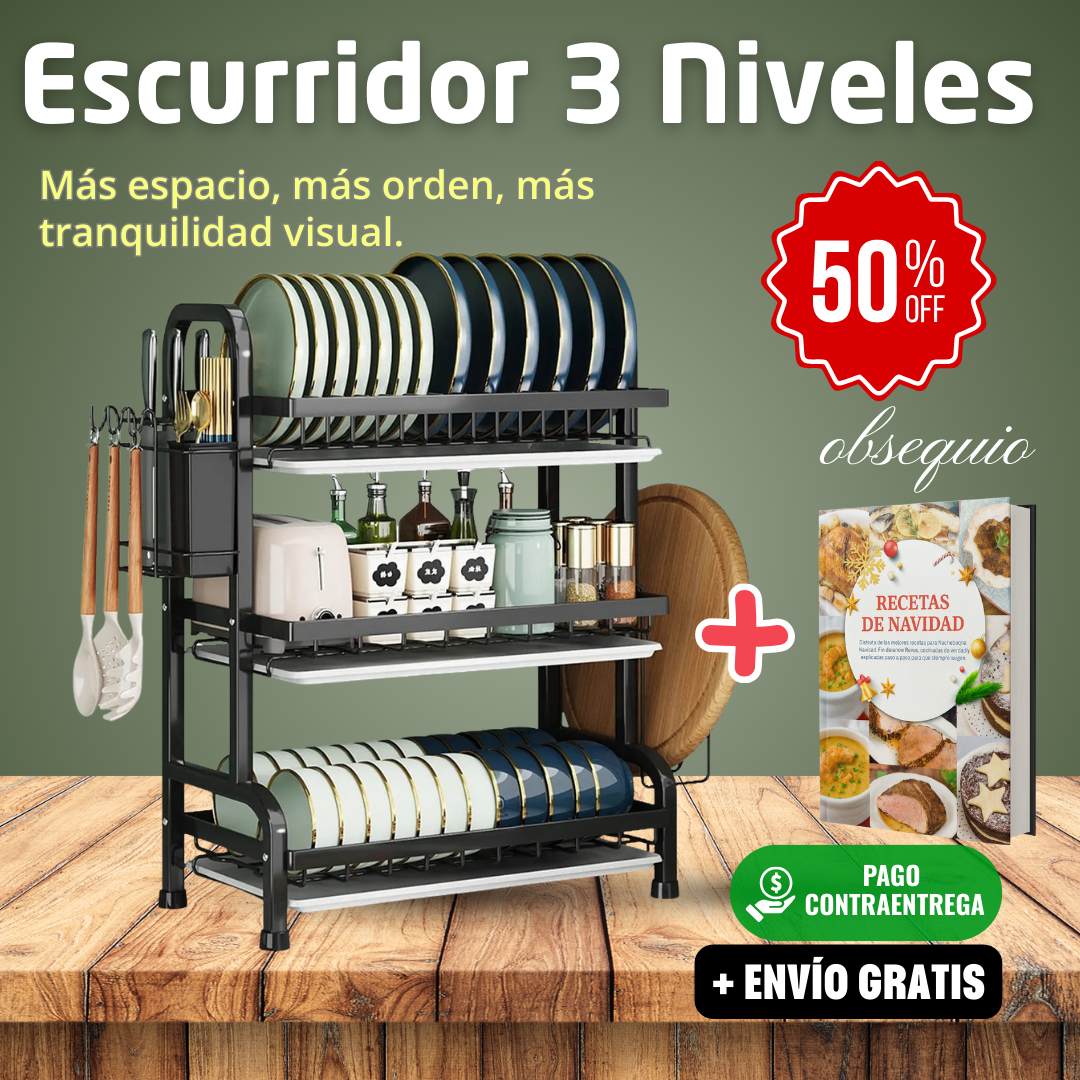 Escurridor De Meson 3 Niveles