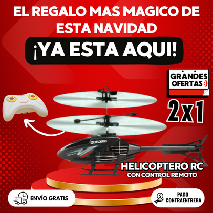 COMBO Helicoptero RC Con Control - 2x1